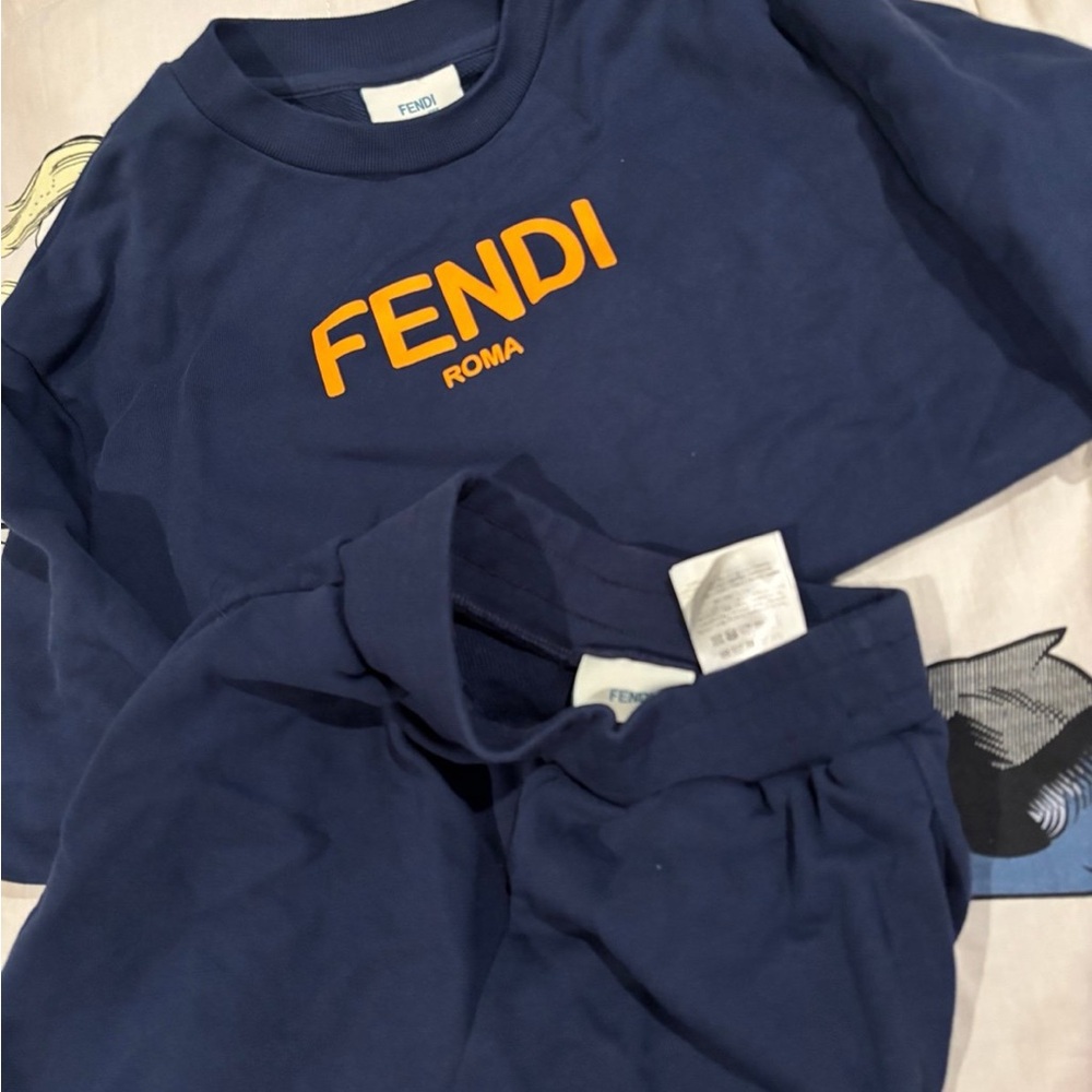 Fendi Navy Blue Sweatsuit - Picture 2 of 3